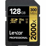 Lexar LSD2000128G-BNNNU Pro 2000x SD UHS-II 128GB Memory Card 2 Pack