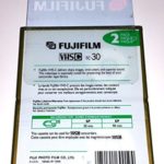 2 FujiFilm Video TC-30 VHS-C Premium Quality Videocassette VHS Camcorder Cassette