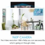 Spy Camera Photo Frame Hidden Camera HD 1080P Mini Camera Video Recorder with Motion Detection, Wireless Surveillance Security Nanny Cam for Home/Office, No WiFi Function