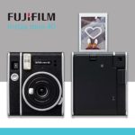 Fujifilm Instax Mini 40 Instant Camera Black + Fujifilm Instax Mini Twin Pack Instant Film (20 Sheets) + Case