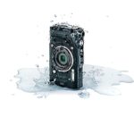 Olympus Tough TG-6 Waterproof Camera (Black) – Adventure Bundle – with 2 Extra Batteries + Float Strap + Sandisk 64GB Ultra Memory Card + Padded Case + Flex Tripod + Photo Software Suite + More