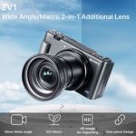 Wide Angle Lens for Sony ZV1, ULANZI WL-1 ZV1 18mm Wide Angle/ 10X Macro 2-in-1 Additional Lens for Sony ZV1 Camera