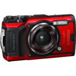 Olympus Tough TG-6 Digital Camera Bundles (Red, Extra Battery & Charger)