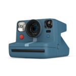 Polaroid Now+ Blue Gray (9063) – Bluetooth Connected I-Type Instant Film Camera with Bonus Lens Filter Set