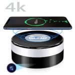 Hidden Spy Camera WiFi 1080P in Wireless Charger with 160°Viewing Angle,Hewikike Nanny Spy Cam Wireless with Cell Phone App,Motion Activated for Home Office Security,camaras espias ocultas(2.4/5G)