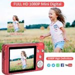 30 MP Digital Camera HD Mini Pocket Camera Cheap Camera 2.7 Inch LCD Screen Camera with 8X Digital Zoom Compact Cameras for Adult, Kids, Beginners with 32GB SD Card and 2 Batteries