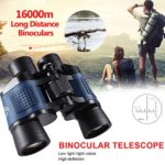 MIQXUAS Night Vision Binoculars for Adults 60X60 10000M Professional Waterproof High Power Optical Telescope for Stargazing, Bird Watching, Concerts, Football, Sightseeing, Hunting with Carrying Bag