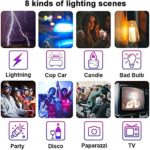 GVM RGB LED Video Light, Photography Lighting with APP Control, 1000D Video Lighting Kit for YouTube Studio, 3 Packs Led Panel Light, 3200K-5600K, 8 Kinds of The Scene Lights, CRI 97