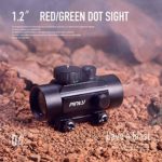 Pinty 30mm Reflex Red Green Dot Sight Scope 0.5 MOA with Flip Up Lens Cover Cap