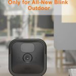 Blink Outdoor Camera Silicone Skin Cover, COOLWUFAN Anti-Scratch Protective Cover for All-New Blink Outdoor/Indoor – Wireless Camera System – Blink Outdoor Camera Best Accessories (Black (3 Packs))