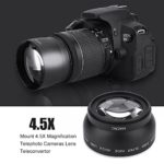 Camera Lens,52mm 0.45X Wide Angle Universal Conversion Macro Lens Single-Lens Reflex Cameras & Digital Cameras Close-up Shoot for Canon/for Nikon/for Sony