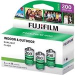 Kodak M35 35mm Film Camera, Film and Battery Bundle: Includes 3 Fujifilm 200 Color Negative Films (36 Exposures Each), 4 Pack AAA Alkaline Batteries (Cerulean Blue)