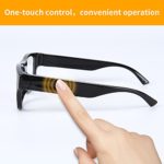 Touch Control Video Glasses 1080p with Audio and Video Recording Included 32GB Memory Card Camera Glasses for Evidence Collection Meeting Recording Rip&Ghieo G5s