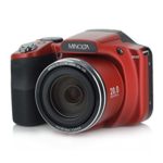 Minolta 20 Mega Pixels WiFiDigital Camera with 35x Optical Zoom & 1080p HD Video Optical with 3-Inch LCD, 4.8 x 3.4 x 3.2, Red (MN35Z-R)