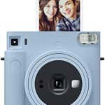 Fujifilm Instax Square SQ1 Instant Film Camera (Glacier Blue) Bundle with Fujifilm Instax Square Film Pack (White, 20 Shoots) + Carrying Bag + Camera Cleaning Kit + More