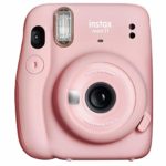 Fujifilm Instax Mini 11 Instant Film Camera, with Fujifilm instax Mini Instant Daylight Film Twin Pack, 20 Exposures (Blush Pink)