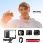 Insta360 ONE RS Twin Edition – Waterproof 4K 60fps Action Camera & 5.7K 360 Camera with Interchangeable Lenses, Stabilization, 48MP Photo, Active HDR, AI Editing Visit The insta360 Store