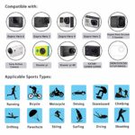 Followsun 52-in-1 Action Camera Accessories Compatible with GoPro Max GoPro Fusion GoPro Hero10 Hero9 Hero8 Hero7 6 5 4 DJI OSMO Pocket AKASO Campark Crosstour VEMONT APEMAN SJcam Yi VicTsing Rollei