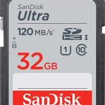 SanDisk 32GB SDHC SD Ultra Memory Card Class 10 Works with Canon EOS Rebel SL3, SL2, SL1 Digital Camera (SDSDUN4-032G-GN6IN) Bundle with 1 Everything But Stromboli Multi-Slot Card Reader