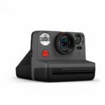 Polaroid Now i-Type Instant Camera – Black + Polaroid Color i-Type Film (16 Sheets) + Black Album + Neck Strap – Gift Bundle