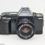 Canon T70 Film Camera With A Standard 50mm f/1.8 FD Lens