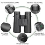 12 x 42 Binoculars for Adults, Professional High Definition Large Field of View Binoculars for Bird Watching with Phone Adapter – Compact Binoculars for Bird Watching Hunting Outdoor Travel