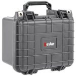 Eylar Small 10.62″ Deep Gear, Equipment, Hard Camera Case Waterproof with Foam TSA Standards (Gray)