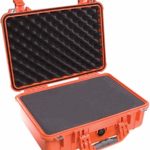 Pelican 1500 Camera Case With Foam (Orange)