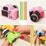 Leegoal LOCOMO Cute Mini Digital Single Lens Reflex DSLR Camera Style LED Flash Light Torch Shutter Sound Keychain