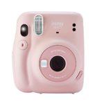 Fujifilm Instax Mini 11 Instant Camera with Case, 60 Fuji Films, Decoration Stickers, Frames, Photo Album and More Accessory kit (Blush Pink)