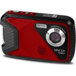 Minolta MN30WP 21MP Full HD 2.8″ Touch LCD Screen Waterproof Digital Camera – Red Bundle with Deco Photo Point and Shoot Field Bag Camera Case + Lexar microSDHC/microSDXC UHS-I 32GB Memory Card