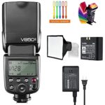 Godox V850II GN60 2.4G 1/8000s High-Speed Sync Flash Speedlite Speedlight & 2000mAh Li-ion Battery, 1.5s Recycle time, 650 Full Power Compatible for Canon Nikon Pentax Fuji Olympus Panasonic Cameras