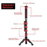 IFOOTAGE Cobra 2 3-in-1 Camera Monopod, Telescopic Video Monopod, 71″ Professional Photography Tripod Monopod, Suitable for SLR Cameras and Camcorders (Aluminum)