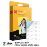 Kodak 2″x3″ Premium Zink Photo Paper (50 Pack) Fun Accessory Kit with Photo Album, Case, Stickers, Markers & More