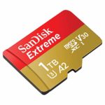 SanDisk 1TB Extreme microSDXC UHS-I Memory Card with Adapter – C10, U3, V30, 4K, 5K, A2, Micro SD Card- SDSQXAV-1T00-GN6MA