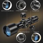 CVLIFE 3-9×40 Compact Rifle Scope Crosshair Reticle with Free Mounts for Quick Aiming