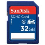 SanDisk 32GB SDHC SD HC Memory Card works with Vivitar 20 MP, 16MP, 410, 5.1MP, ViviCam X018/VXX14, Digital Video Camera UHS-I Class 4 with Everything But Stromboli Memory Card Reader (SDSDB-032G-B35)