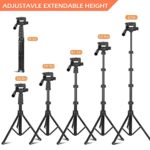 Aureday 67″ Phone Tripod & Camera Stand, Selfie Stick Tripod with Remote and Phone Holder, Perfect for Selfies/Video Recording/Vlogging/Live Streaming