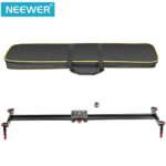 Neewer Aluminum Alloy Camera Track Slider Video Stabilizer Rail with 4 Bearings for DSLR Camera DV Video Camcorder Film Photography, Loads up to 17.5 pounds/8 kilograms (100cm)