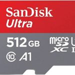 SanDisk 512GB Ultra microSDXC UHS-I Memory Card with Adapter – 120MB/s, C10, U1, Full HD, A1, Micro SD Card – SDSQUA4-512G-GN6MA & MobileMate USB 3.0 microSD Card Reader- SDDR-B531-GN6NN