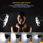 LINCO Lincostore Photography Studio Lighting Kit Arm for Video Continuous Lighting Shadow Boom Box Lights Set Headlight Softbox Setup with Daylight Bulbs AM262
