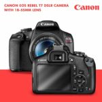 Canon T7 EOS Rebel DSLR Camera with EF-S 18-55mm f/3.5-5.6 is II Lens W/Telephoto & Wideangle Lens 3 Pc. Filter Kit + Tripod + Flash & 2 X 32GB SD Card and Basic Accessory Kit