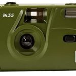 Kodak M35 35mm Film Camera, Film and Battery Bundle: Includes 3 Fujifilm 200 Color Negative Films (36 Exposures Each), 4 Pack AAA Alkaline Batteries (Olive Green)