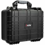 Eylar Standard 16″ Gear, Equipment, Hard Camera Case Waterproof with Foam TSA Standards (Black)