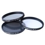 K&F Concept 62mm UV CPL ND4 Neutral Density Len Accessory Filter Compatible with Canon Nikon DSLR Camera + Cleaning Pen + Filter Pouch