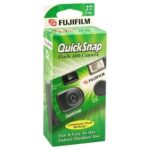 Fujifilm QuickSnap Flash 400 Disposable 35mm Camera (1 Pack) Bonus Hand Strap + Quality Photo Microfiber Cloth