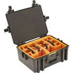 Vault by Pelican – V550 Multi-Purpose Hard Case with Padded Dividers for Camera, Drone, Equipment, Electronics, and Gear (Black)