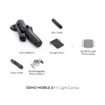 DJI Osmo Mobile 6 Fill Light Combo – Intelligent Smartphone Stabilizer, Equipped with a DJI OM Fill Light Phone Clamp, Adjustable Brightness and Color Temperature, Accessory for Low-Light Shooting