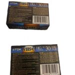 TDK VHS-C Premium Camcorder Tape, 30 Minutes, 3-Pack of Tapes