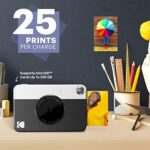 Zink Kodak PRINTOMATIC Digital Instant Print Camera (Black) with Kodak 2?x3? Premium Photo Paper (50 Sheets)